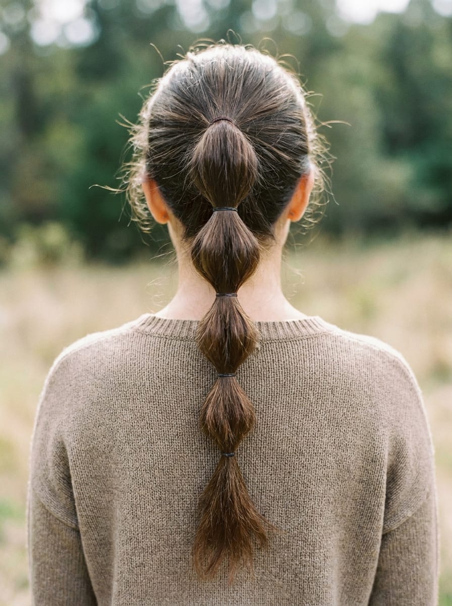 Bubble Ponytail - Schnelle Morgenfrisur